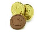 CC325015 Smiley Face Chocolate Coin 